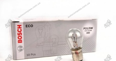 Лампа розжарювання, ліхтар сигналу гальма/задній габаритний Bosch 1987302814 (фото 1)