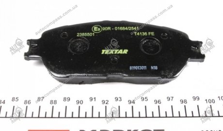 Тормозные колодки дисковые TEXTAR 2385501 (фото 1)