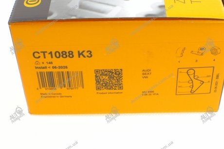 Ремонтний комплект для заміни паса газорозподільчого механізму Contitech CT1088K3