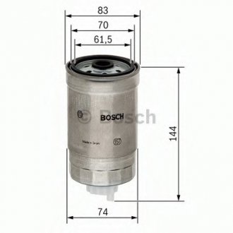 Фильтр топливный дизельный H=157mm MAN 6,9-12,9 Bosch 1457434322
