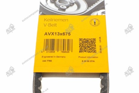 Клиновий ремінь Contitech AVX13X675