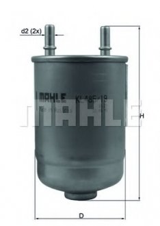 Фильтр топливный KL 485, 19D FILTERS Mahle KL 485/19D (фото 1)