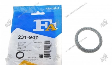 Уплотнительное кольцо (труба выхлопного газа) FA1 (Fischer Automotive One) 231-947 (фото 1)