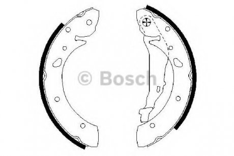 Колодки тормозные Bosch 0 986 487 572 (фото 1)