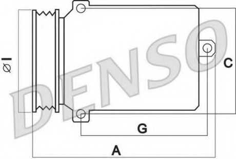 Компрессор кондиционера Denso DCP02045 (фото 1)