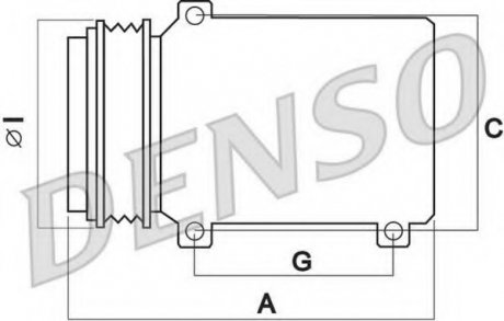 Компрессор кондиціонеру Denso DCP02036 (фото 1)