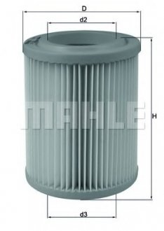 Фильтр воздушный FILTERS Mahle LX 1768 (фото 1)