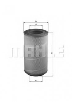 Фильтр воздушный FILTERS Mahle LX 1025 (фото 1)