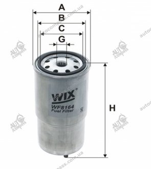 Фільтр паливний Bmw 318/525/530/725/730 Diesel WIX FILTERS WF8164 (фото 1)