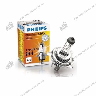 Лампа накалу H412V60/55WP43t-38 (вир-во Philip PHILIPS 12342PRC1