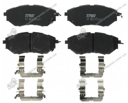 Комплект тормозных колодок, дисковый тормоз TRW GDB3372 (фото 1)