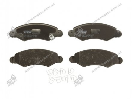 Комплект тормозных колодок, дисковый тормоз TRW GDB3363 (фото 1)