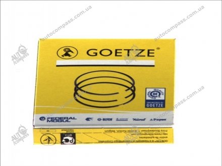 Кольца поршневые (требуется комплектов - 4) Goetze 08-107400-00 (фото 1)