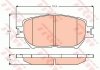 Комплект тормозных колодок, дисковый тормоз TRW GDB3628 (фото 2)