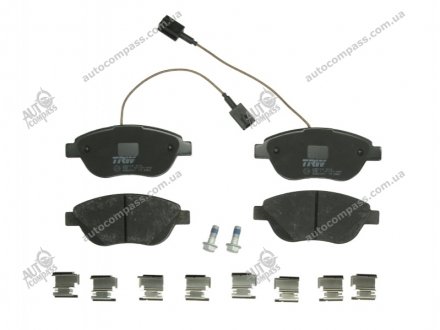 Комплект тормозных колодок, дисковый тормоз TRW GDB2001