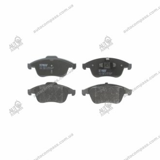 Колодка гальм. диск. RENAULT MEGANE III 08 - передн. (вир-во) TRW GDB1790