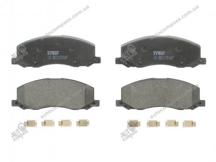 Комплект тормозных колодок, дисковый тормоз TRW GDB1781 (фото 1)