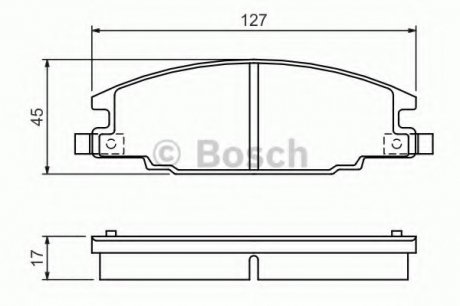 Тормозные колодки Bosch 0 986 460 960 (фото 1)