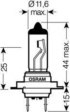 Автолампа головного світла OSRAM 64210SUP (фото 1)
