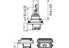Лампа розжарювання H9 12V 65W PGJ19-5 STANDARD (вир-во) PHILIPS 12361C1 (фото 2)