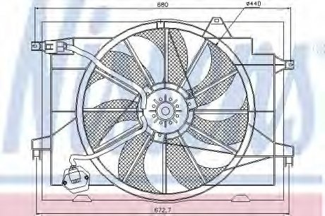 HYUNDAI TUCSON, KIA SPORTAGE NISSENS 85366 (фото 1)