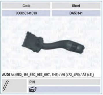 Вимикач на колонке рулевого управления Magneti Marelli 000050141010 (фото 1)