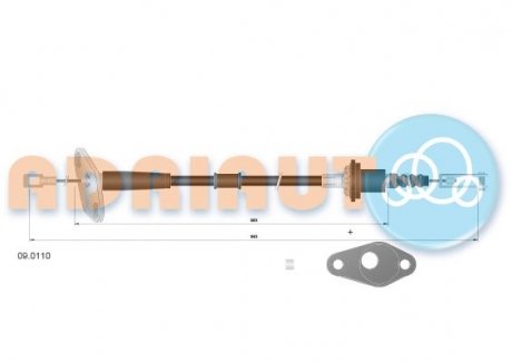 Тросик сцепления ADRIAUTO 09.0110 (фото 1)