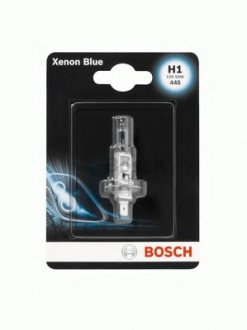 Лампа розжарювання H1 12V 55W P14,5s XENON BLUE (вир-во) Bosch 1 987 301 011 (фото 1)