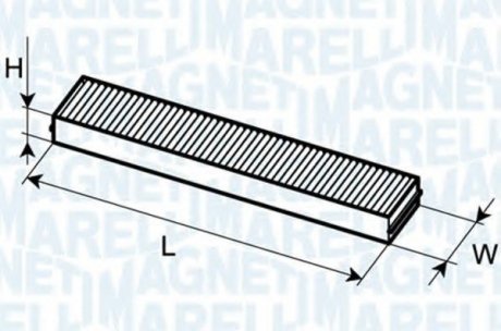 Фильтр, воздух во внутренном пространстве Magneti Marelli 350203062470 (фото 1)