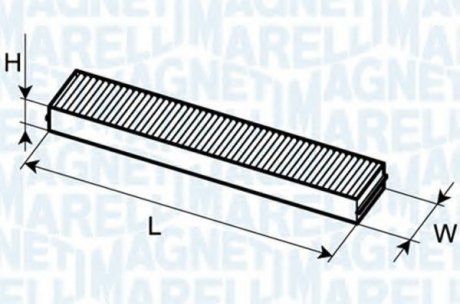 Фильтр, воздух во внутренном пространстве Magneti Marelli 350203061820 (фото 1)