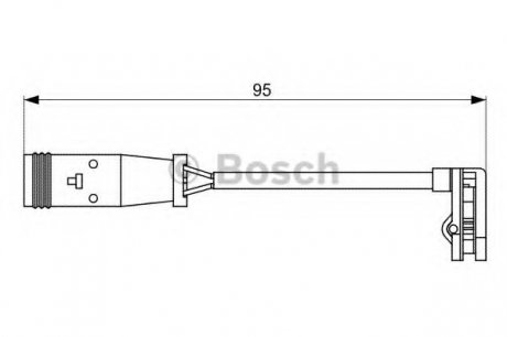 Датчик износа колодок Bosch 1 987 473 036 (фото 1)