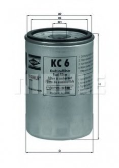 Фильтр топливный FILTERS Mahle KC 6 (фото 1)