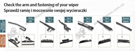 Щетка стеклоочистителя Hybrid x 1шт. SWF 116187