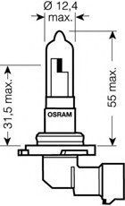 Лампа розжарювання HB3 12V 60W P20D OSRAM 9005 (фото 1)