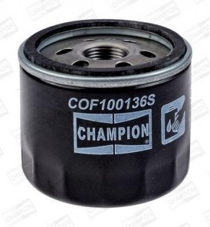 Фільтр масляний двигуна LOGAN /F136 (вир-во) Champion COF100136S (фото 1)