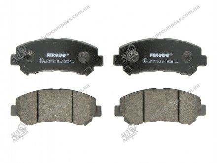 Тормозные колодки Nissan Juke, Rogue, Qashqai, X-Trail передние Ferodo FDB4051 (фото 1)