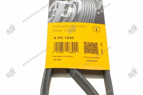 Ремень поликлиновой Conti CONTI Contitech 6PK1240