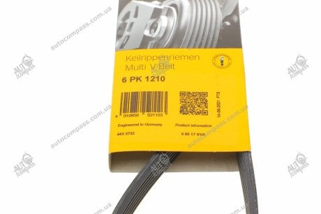 Ремінь поліклиновий Contitech 6PK1210