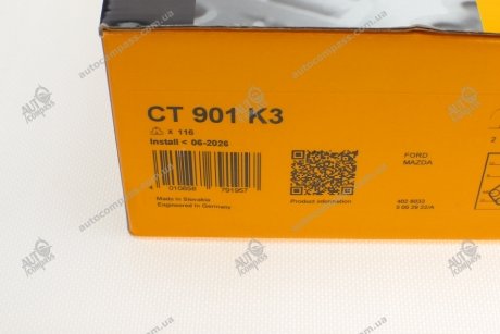 Комплект ремня ГРМ Conti CONTI Contitech CT901K3