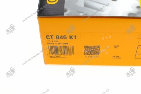 Комплект ремня ГРМ Conti CONTI Contitech CT846K1
