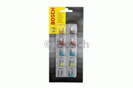 Комплект предохранителей (mini) 10шт. Bosch 1987529038 (фото 1)