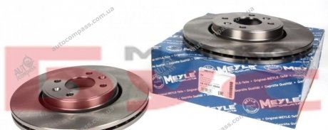 Тормозной диск вентилируемый передний MEYLE 16-15 521 0004 (фото 1)