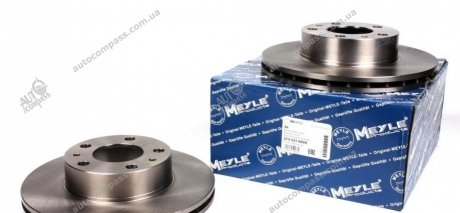 Тормозной диск вентилируемый передний MEYLE 215 521 0004 (фото 1)