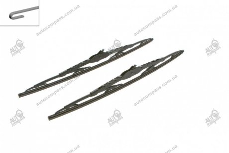 Щетки стеклоочистителя TWIN (530х530) Bosch 3397118408
