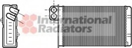 Радиатор опалювача peug605/citr xm all 89-00 Van Wezel 40006015 (фото 1)