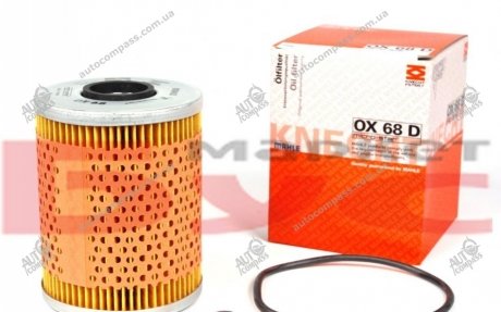 Фільтр масляний БМВ 3 (е36, е46), 5 (е34) KNECHT OX68D (фото 1)