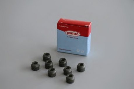 Комплект ущільнень (8 шт), стрижень клапана Corteco 19025682 (фото 1)