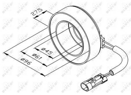 Компоненты системы кондиционирования NRF 38470 (фото 1)