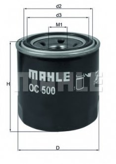 Фільтр масляний Subaru - заміна на OC1673 Mahle OC 500 (фото 1)
