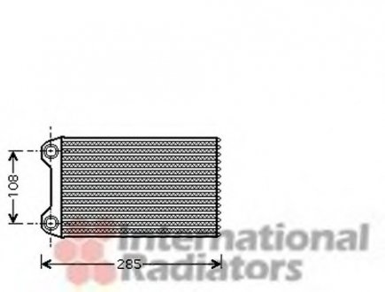 Радиатор опалювача audi a4 all 00- lhd Van Wezel 03006223 (фото 1)
